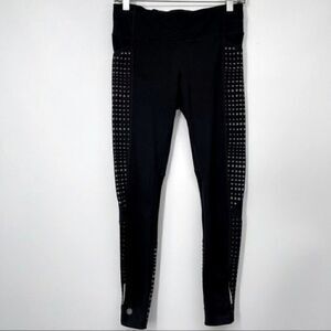Athleta sportswear leggings small pockets black gray small BoxS